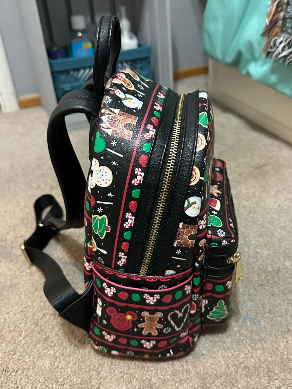 Disney Parks Loungefly Holiday Snacks Backpack - Picture 2 of 14